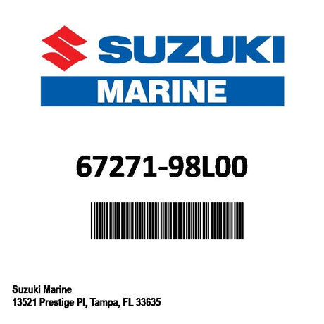 Suzuki - Cover,r/con bot - 67271-98L00