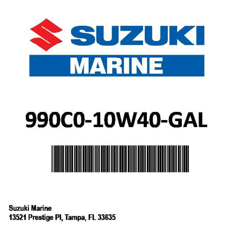 Suzuki - Ecstar mrne oil - 990C0-10W40-GAL
