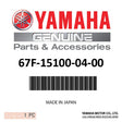 Yamaha - Crankcase assy - 67F-15100-04-00