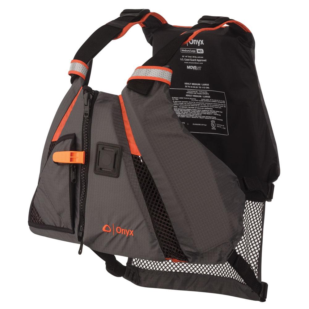 Onyx - Movement Dynamic Paddlesports Vest - L/M - Orange - 12220020004014