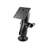 RAM Mount 4.75" Square Base VESA 75mm & 100mm Hole Patterns w/Surface Mount - 2.25" Rubber Ball "D" Size - RAM-D-101U-246