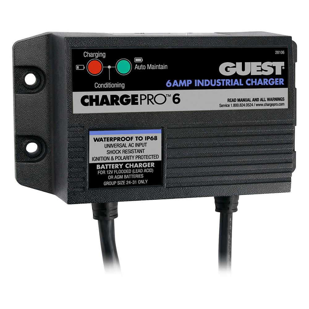 6A 12V 1 Bank 120V Input On Board Battery Charger 28106