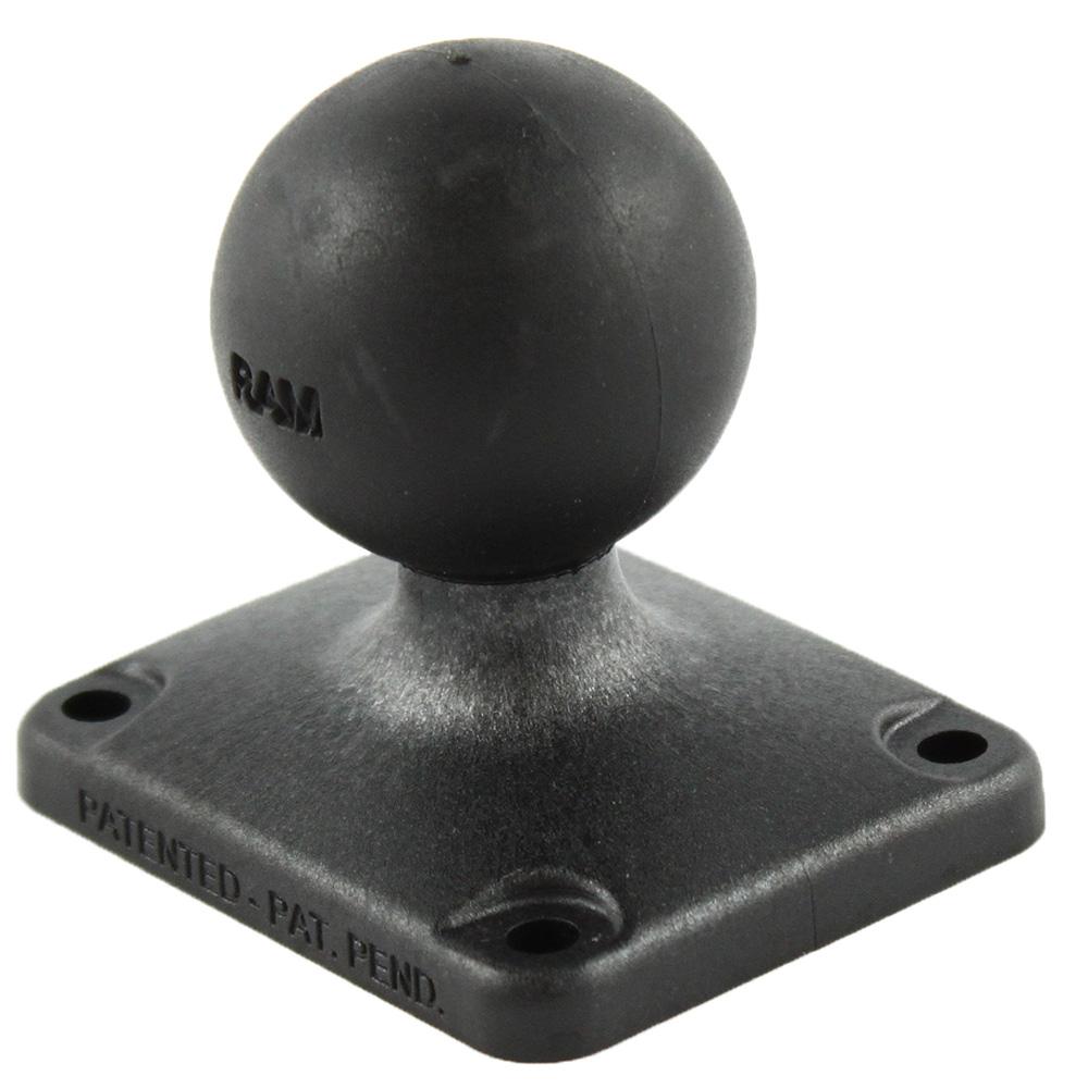 RAM Mount - 2" x 2.5" Rectangle Composite Base with 1.5" Ball - RAP-202U-225