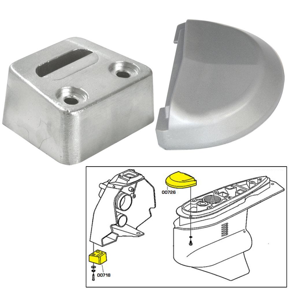 Tecnoseal Anode Kit w/Hardware - Volvo SX - Aluminum - 20708AL