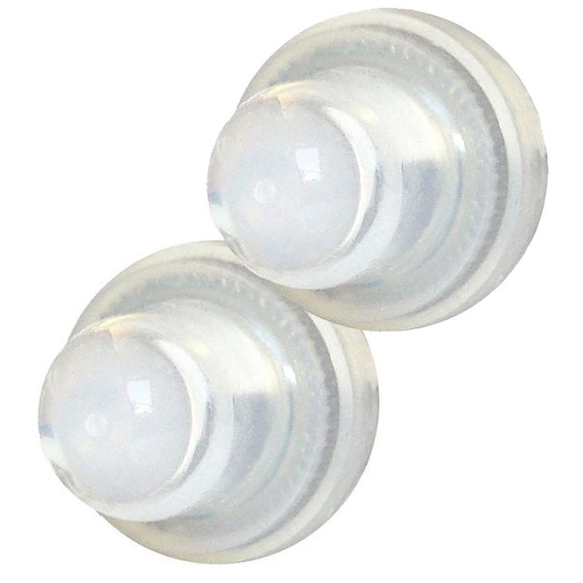 Blue Sea 4135 Push Button Reset Only Circuit Breaker Boot - Clear- 2-Pack - 4135