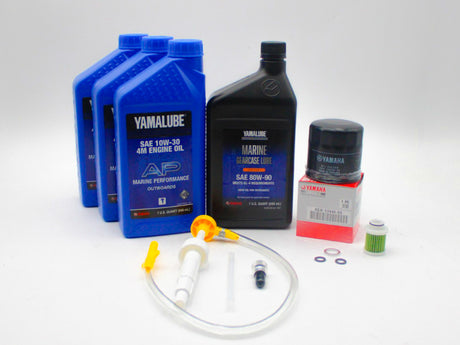 Yamaha F30 20 Hour Service Maintenance Kit Yamalube 10W-30 - 2013-Current