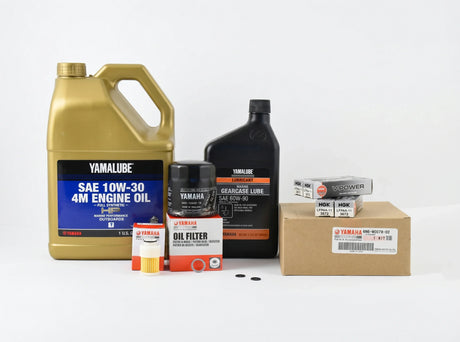 Yamaha F115 100 Hour Service Maintenance Kit with Cooling - Yamalube 10W-30 Full Synthetic - 2000-2001