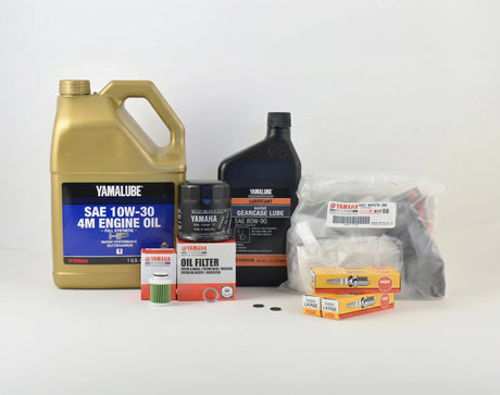 Yamaha F115 100 Hour Service Maintenance Kit with Cooling - Yamalube 10W-30 Full Synthetic - 2014-Current ( See Models )