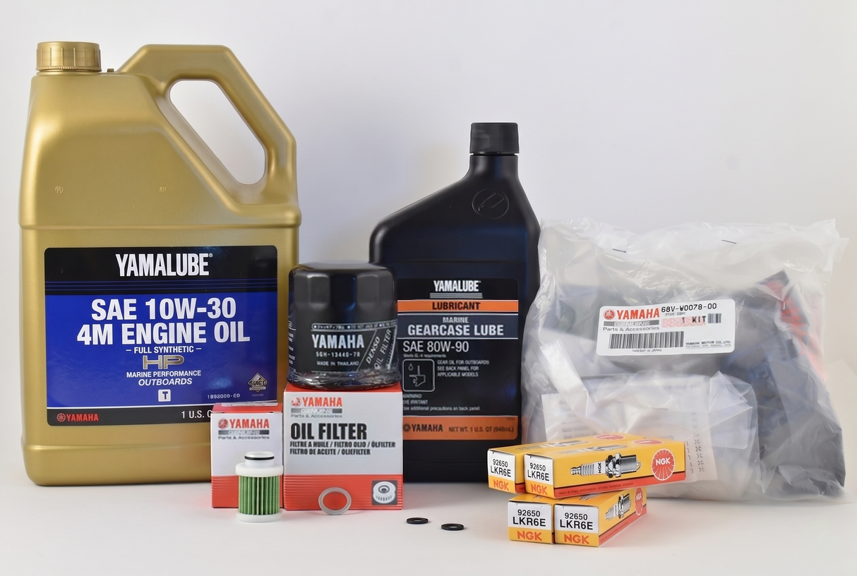 Yamaha VF115 SHO 100 Hour Service Maintenance Kit with Cooling - Yamalube 10W-30 Full Synthetic