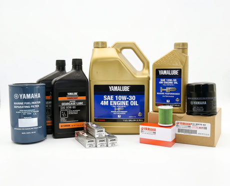 Yamaha VF150 VF175 SHO 100 Hour Service Maintenance Kit with Cooling - Yamalube 10W-30 Full Synthetic (All Models)