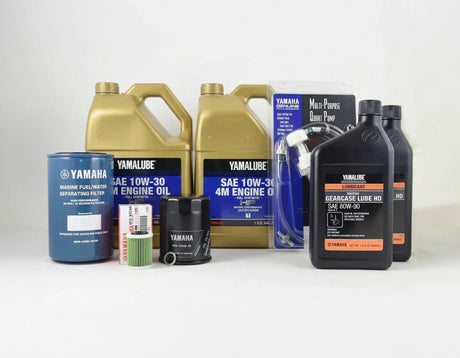 Yamaha VF200 VF225 VF250 SHO 20 Hour Service Maintenance Kit - Yamalube 10W-30 Full Synthetic - All Models