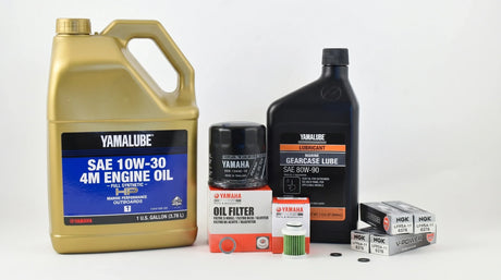 Yamaha F90 100 Hour Service Maintenance Kit - Yamalube 10W-30 Full Synthetic - 2006-2017(F90A)