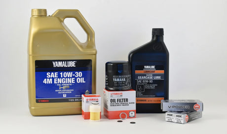 Yamaha F90 100 Hour Service Maintenance Kit - Yamalube 10W-30 Full Synthetic - 2005