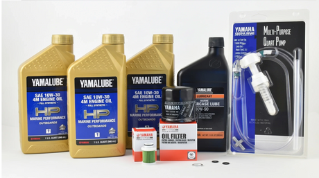 Yamaha F70 20 Hour Service Maintenance Kit - Yamalube 10W-30 Full Synthetic - All Models