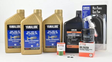 Yamaha T60 20 Hour Service Maintenance Kit - Yamalube 10W-30 Full Synthetic - 2006-Current