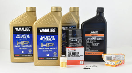 Yamaha T60 100 Hour Service Maintenance Kit - Yamalube 10W-30 Full Synthetic - 2005