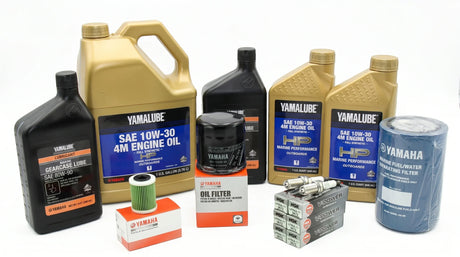 Yamaha F200 & F225 3.3L V6 100 Hour Service Maintenance Kit - Yamalube 10W-30 Full Synthetic - 2011-Current