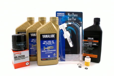 Yamaha F50 20 Hour Service Maintenance Kit - Yamalube 10W-30 Full Synthetic - 2005