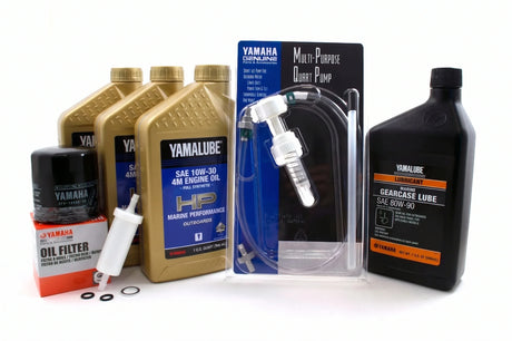Yamaha F40 20 Hour Service Maintenance Kit Yamalube 10W-30 Full Synthetic - 2000