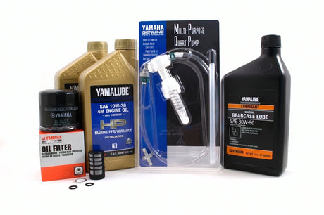 Yamaha F25B 20 Hour Service Maintenance Kit Yamalube 10W-30 Full Synthetic - 2012-2018