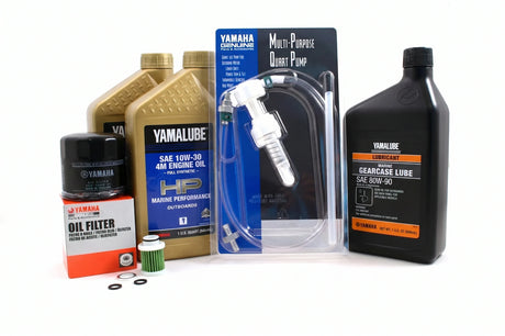 Yamaha F25C 20 Hour Service Maintenance Kit - Yamalube 10W-30 Full Synthetic - 2016-Current