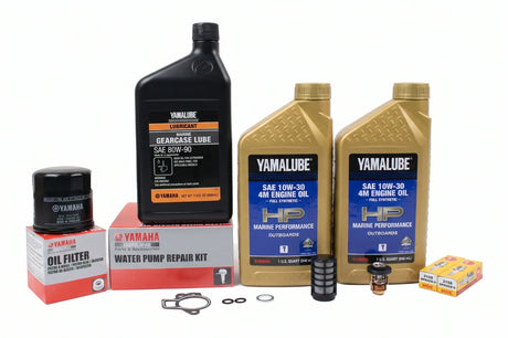 Yamaha T25 300 Hour Service Maintenance Kit - Yamalube 10W-30 Full Synthetic - 2009-2019
