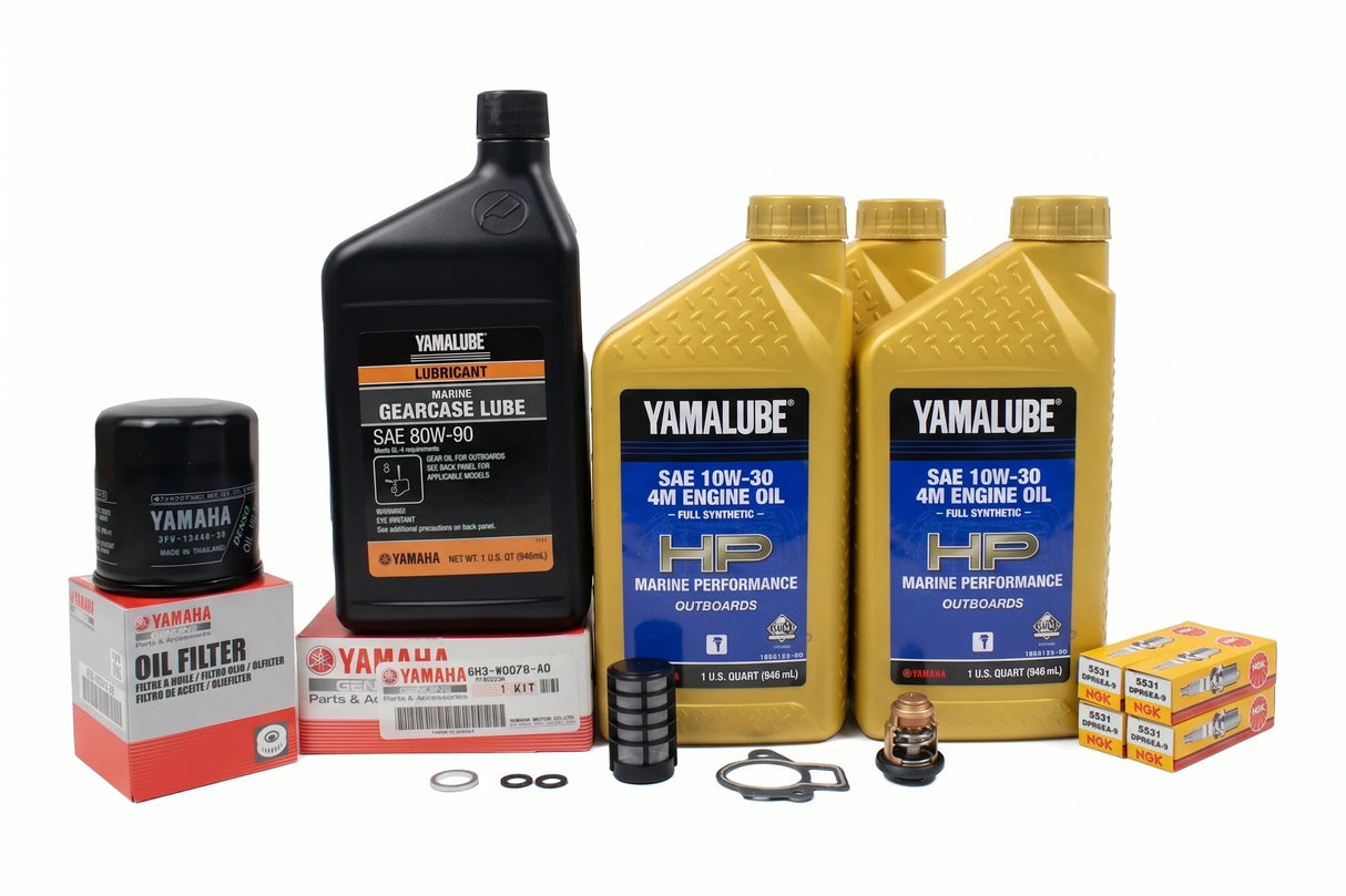 Yamaha T50 300 Hour Service Maintenance Kit - Yamalube 10W-30 Full Synthetic - 1996