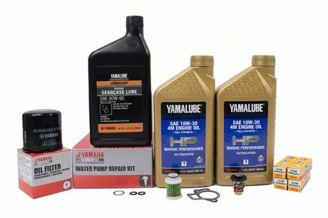 Yamaha T50 300 Hour Service Maintenance Kit - Yamalube 10W-30 Full Synthetic - 2007-Current