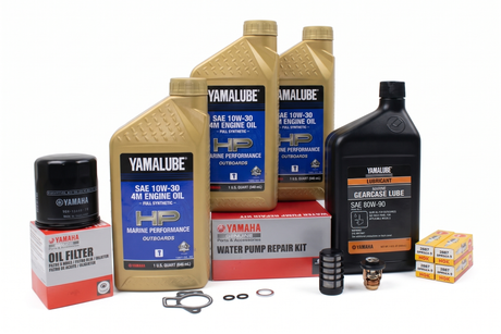 Yamaha T60 300 Hour Service Maintenance Kit - Yamalube 10W-30 Full Synthetic - 2003-2004