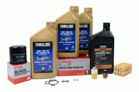 Yamaha T60TLR 300 Hour Service Maintenance Kit - Yamalube 10W-30 Full Synthetic - 2005