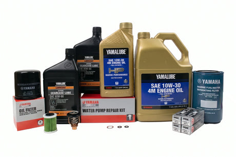 Yamaha VF150 VF175 300 Hour Service Maintenance Kit - Yamalube 10W-30 Full Synthetic