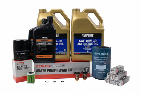Yamaha VF200 VF225 VF250 SHO 300 Hour Service Maintenance Kit - Yamalube 10W-30 Full Synthetic - 2010