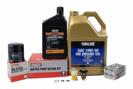 Yamaha F115 300 Hour Service Maintenance Kit - Yamalube 10W-30 Full Synthetic - 2000-2001