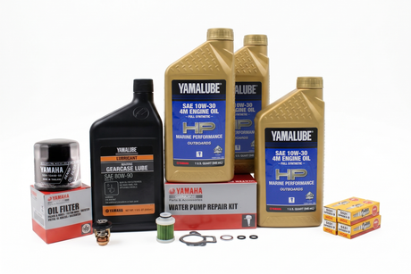 Yamaha T60 300 Hour Service Maintenance Kit - Yamalube 10W-30 Full Synthetic - 2006