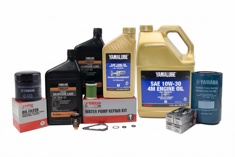 Yamaha F150 300 Hour Service Maintenance Kit - Yamalube 10W-30 Full Synthetic - 2006-Current ( See Models )