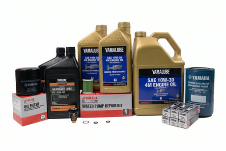 Yamaha F200 & F225 3.3L V6 300 Hour Service Maintenance Kit - Yamalaube 10W-30 Full Synthetic - 2011-Current