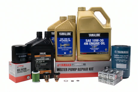 Yamaha F225 & F250 3.3L V6 300 Hour Service Maintenance Kit - Yamalube 10W-30 Full Synthetic - 2006-Current ( See Models )