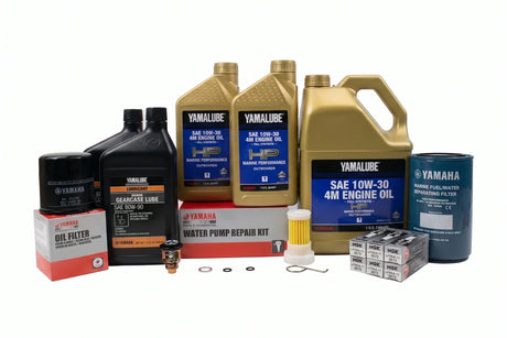 Yamaha F250 300 Hour Service Maintenance Kit - Yamalube 10W-30 Full Synthetic - 2005