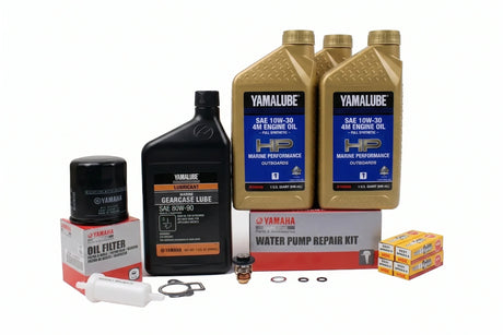 Yamaha F40B 300 Hour Service Maintenance Kit - Yamalube 10W-30 Full Synthetic - 2001-2008