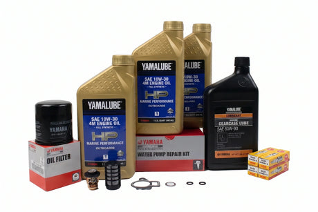 Yamaha F50 300 Hour Service Maintenance Kit - Yamalube 10W-30 Full Synthetic - 1997-1999