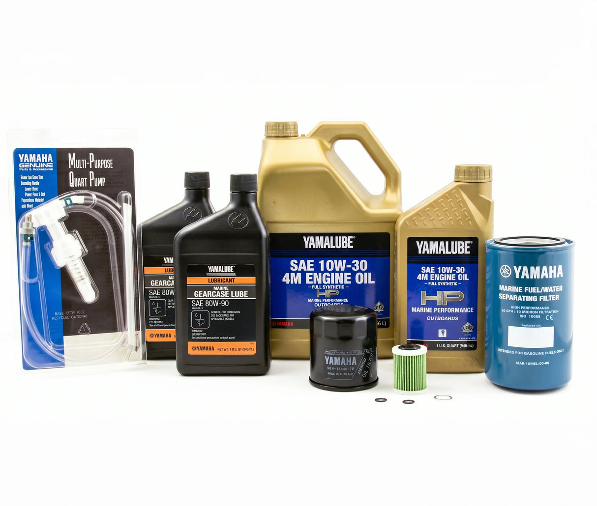 Yamaha F150 20 Hour Service Maintenance Kit - Yamalube 10W-30 Full Synthetic - 2006-Current