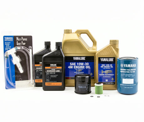 Yamaha F150 20 Hour Service Maintenance Kit - Yamalube 10W-30 Full Synthetic - 2006-Current