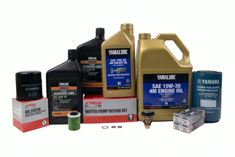 Yamaha F150C 300 Hour Service Maintenance Kit - Yamalube 10W-30 Full Synthetic - 2017-Current