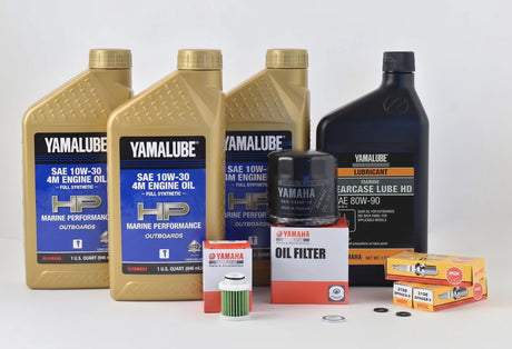 Yamaha T60 100 Hour Service Maintenance Kit - Yamalube 10W-30 Full Synthetic - 2006
