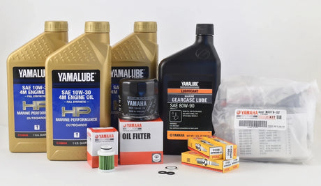 Yamaha T60 100 Hour Service Maintenance Kit with Cooling - Yamalube 10W-30 Full Synthetic - 2006