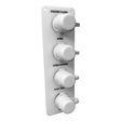 Flushmaster – Flush Port Reroute 1/2" | Quad Outlet | Vertical | White Acrylic Plate