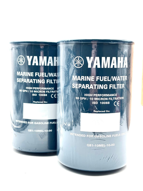 Yamaha Outboard Fuel/Water Separating Filter Pack of 2 QB1-10MEL-10-00 Supersedes MAR-10MEL-00-00 and MAR-FUELF-IL-TR