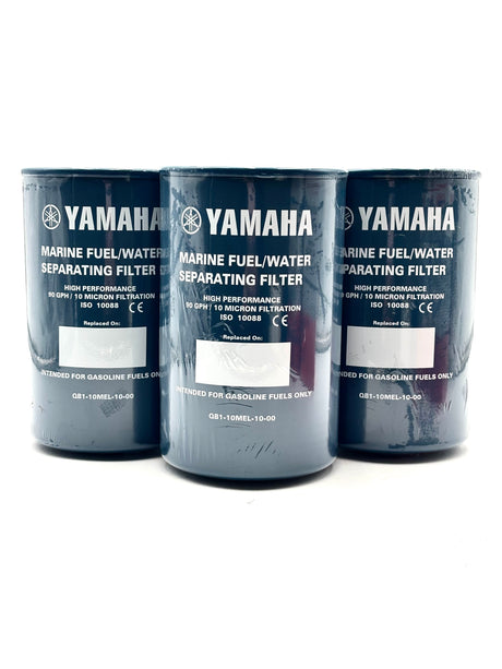 Yamaha Outboard Fuel/Water Separating Filter Pack of 3 QB1-10MEL-10-00 Supersedes MAR-10MEL-00-00 and MAR-FUELF-IL-TR