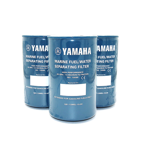 Yamaha Outboard Fuel/Water Separating Filter Pack of 3 QB1-10MEL-10-00 Supersedes MAR-10MEL-00-00 and MAR-FUELF-IL-TR