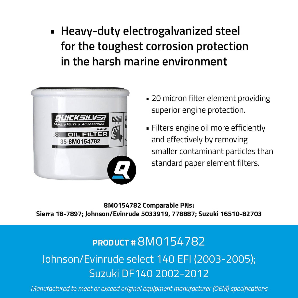 Mercury - WA FILT OILSZ1651061A20MHLBRP - 35-8M0154782